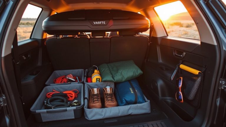 clutter free car camping essentials
