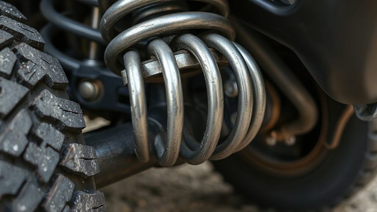 coil springs ensure stability