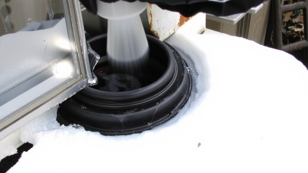 cold induced rubber degradation