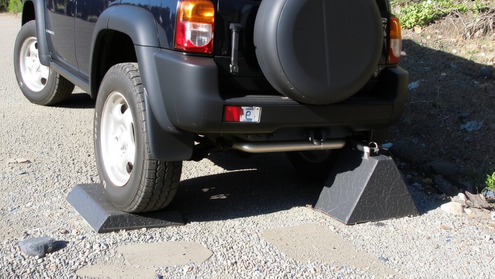 composite chocks on downhill tires