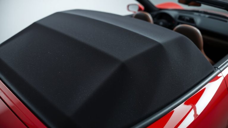 convertible top shine protection