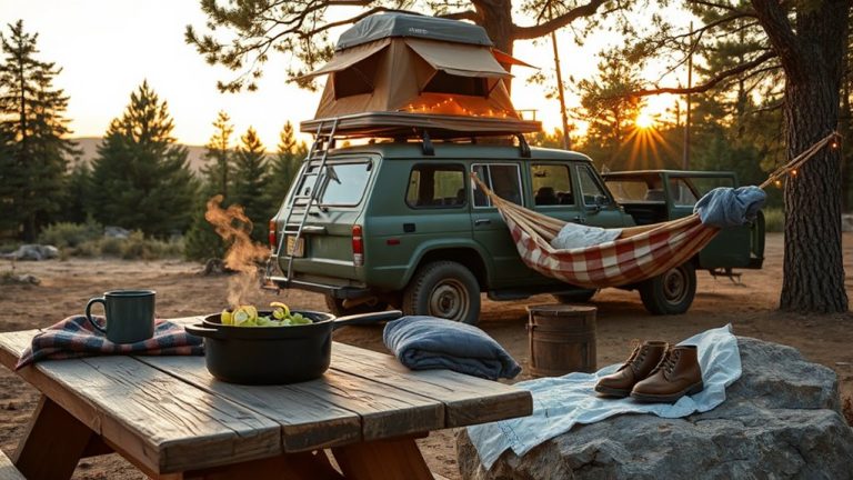 cozy portable car camping essentials
