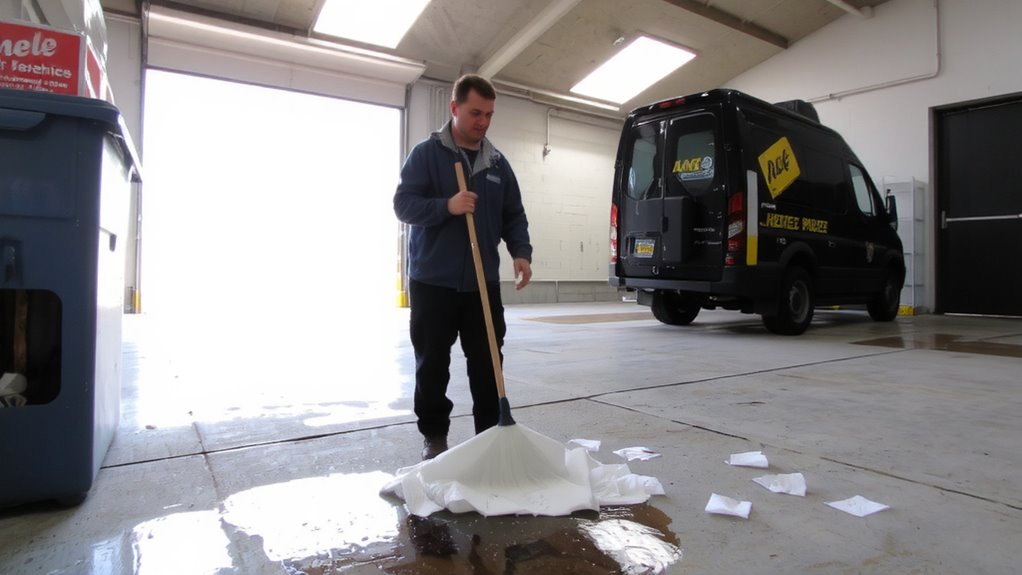 daily sweeping prevents hazards