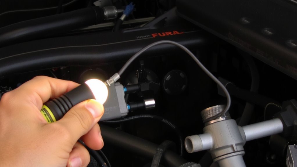 detects pulsed injector signals