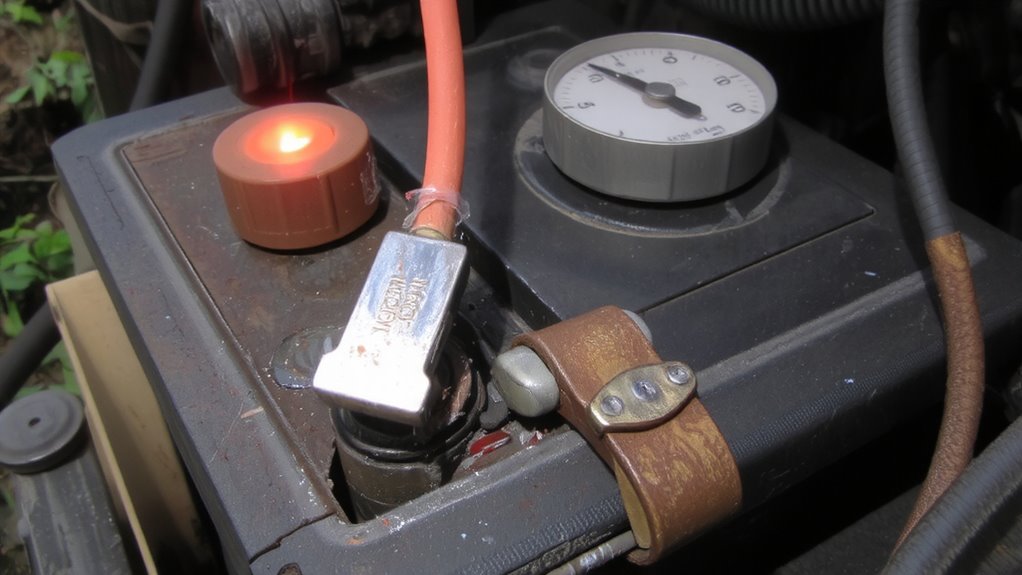 dim lights slow crank