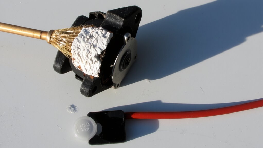 disconnect battery before servicing alternator