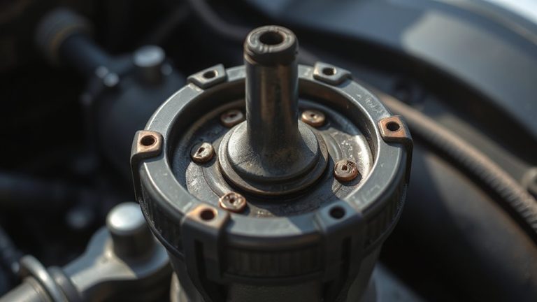distributor cap spark timing