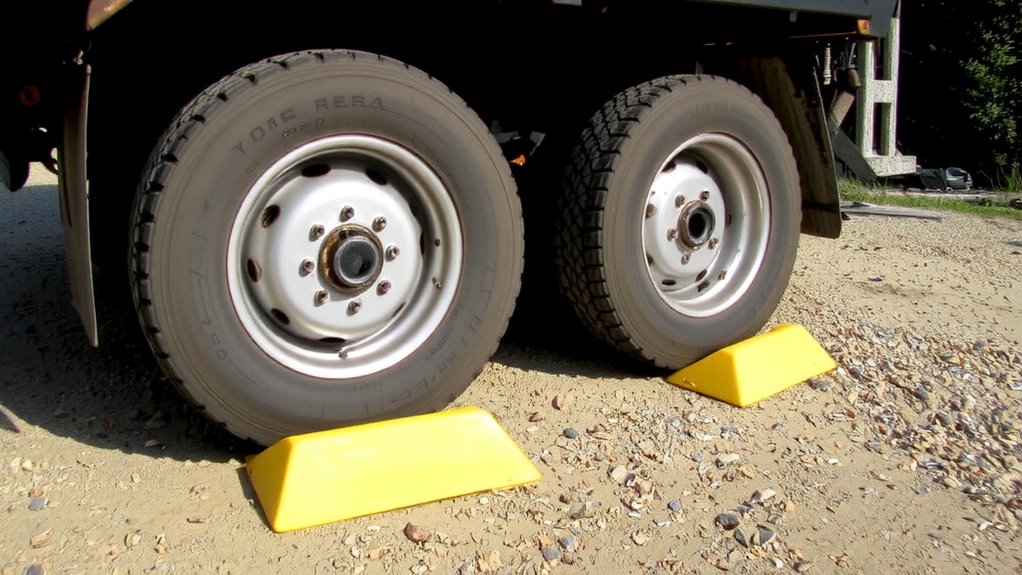dual chocks for hill safety