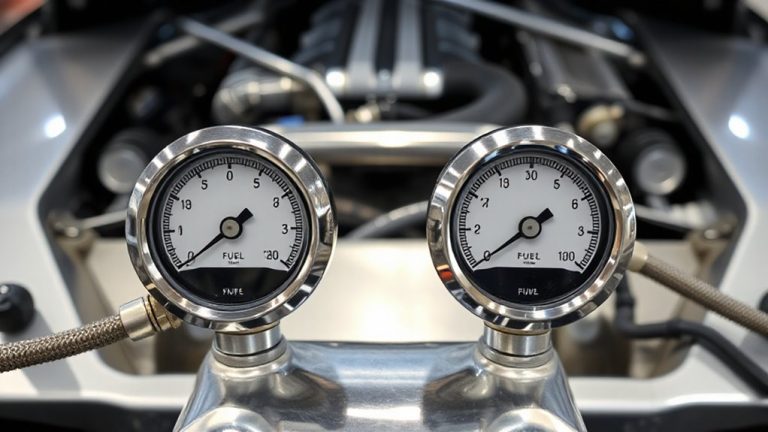 dual fuel pressure monitoring