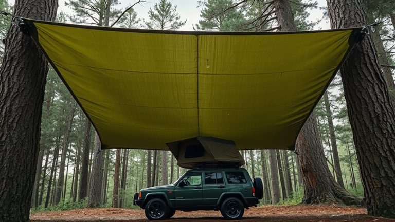 durable weatherproof car camping tarps