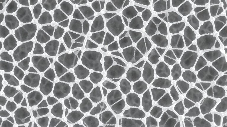 electron microscopy analysis of ceramic coating cross linking