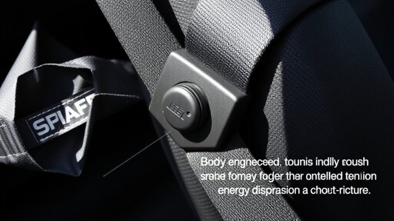 energy absorbing seatbelt anchor points