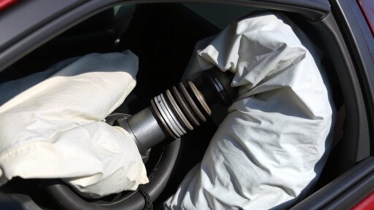 energy absorbing steering column safety