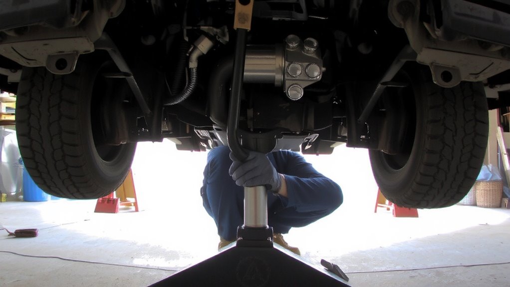 engage brake chock wheels