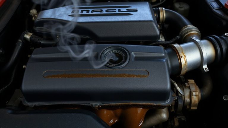 engine burning oil signs