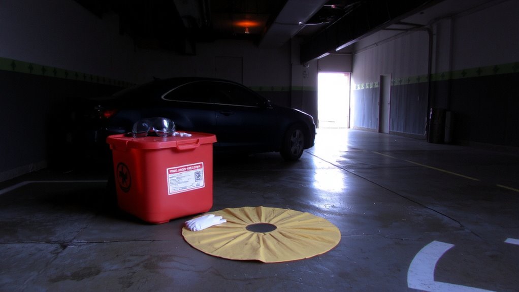 evacuate quickly contain spills immediately