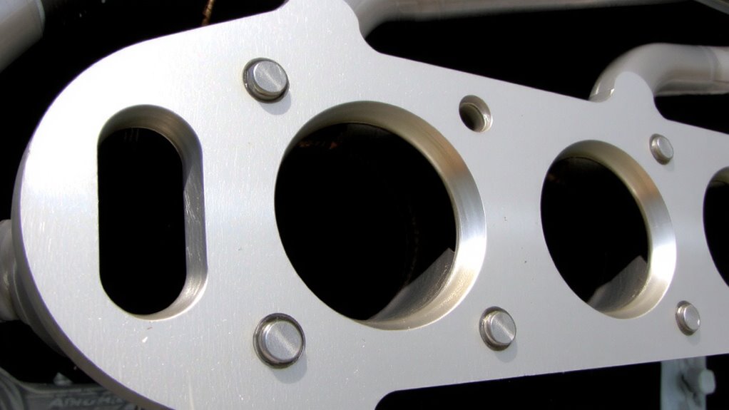 exhaust header flange function