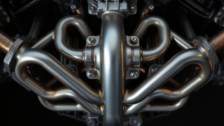 exhaust manifold gas collection