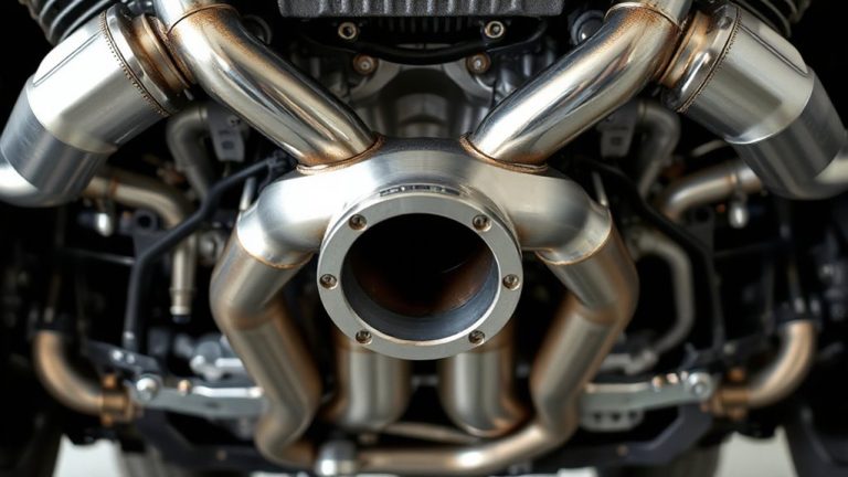 exhaust pipe collector design