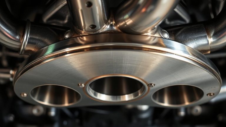 exhaust pipe header flange