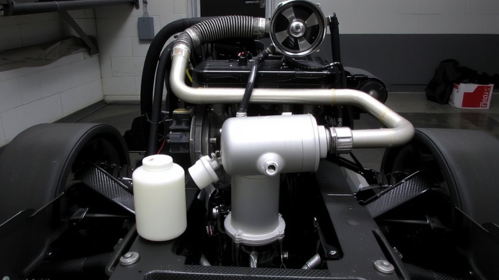 external oil storage system