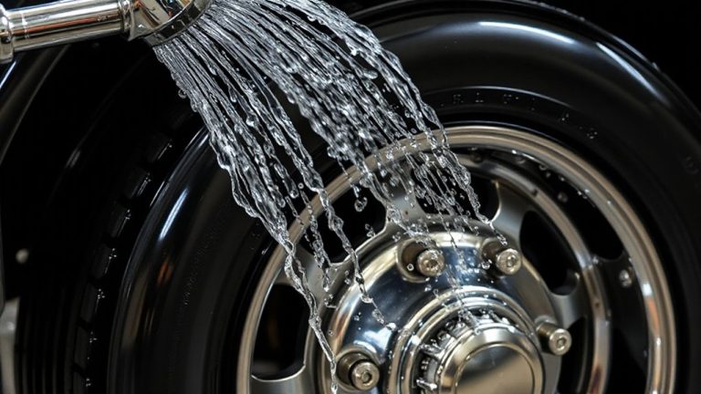 flush wheel wells thoroughly