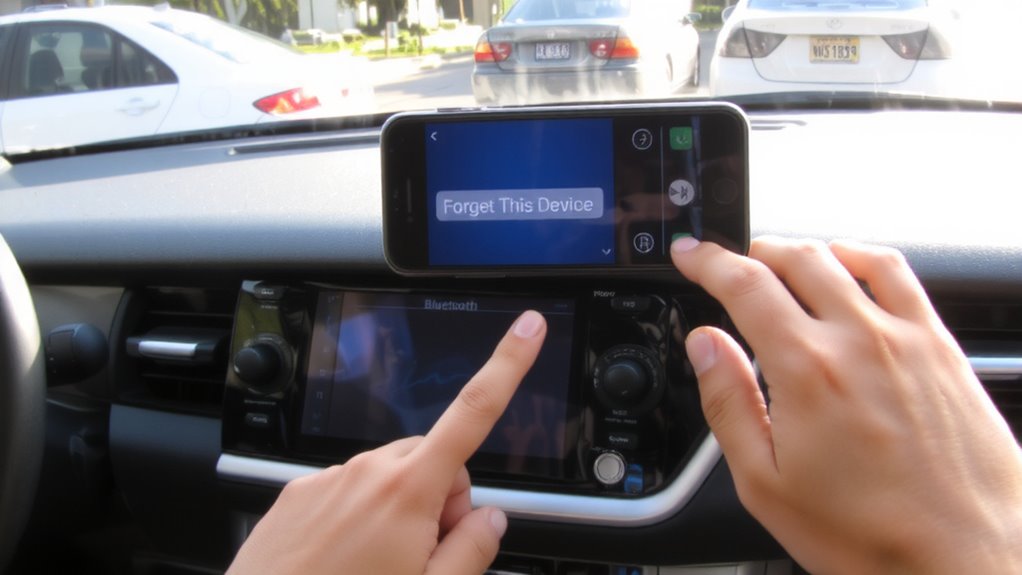 forget and reconnect phone