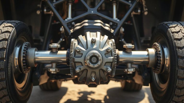 four wheel power distribution mechanism