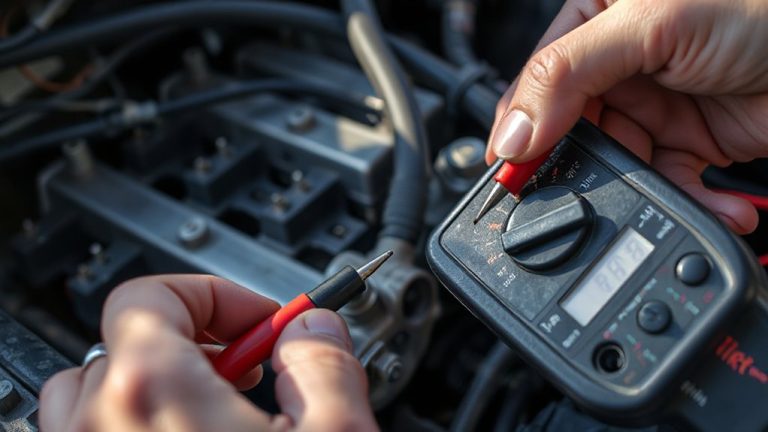 fuel injector relay resistance measurement