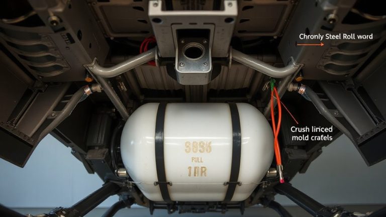 fuel tank placement protection
