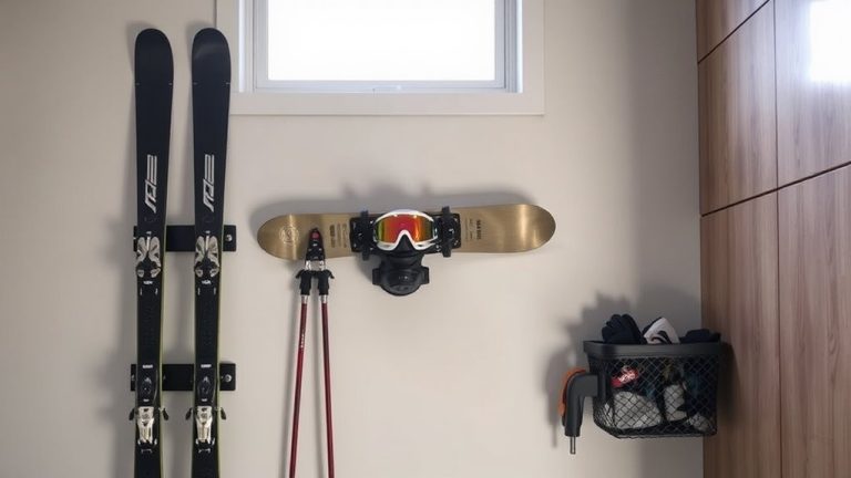 garage ski storage solutions