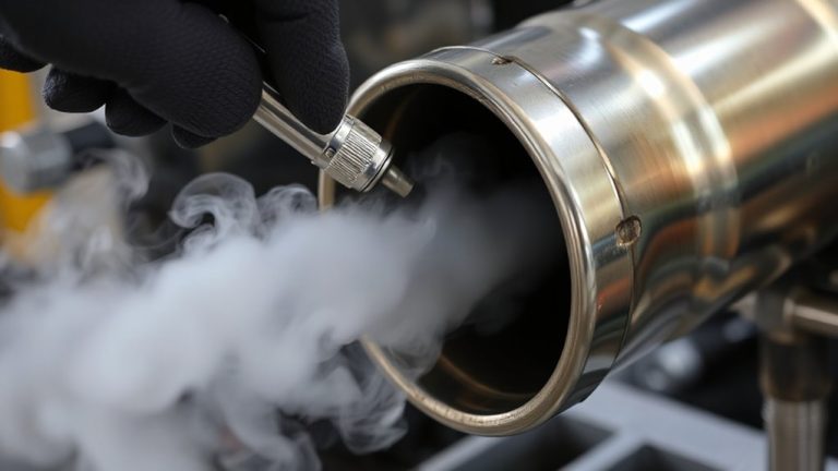 gas gunning exhaust analysis