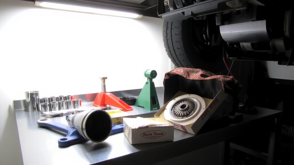 gather precision tools carefully