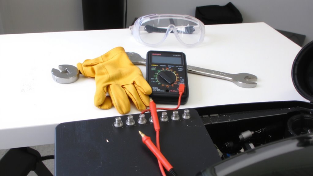 gather tools safely