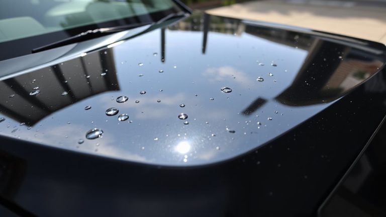 glossy black car wax