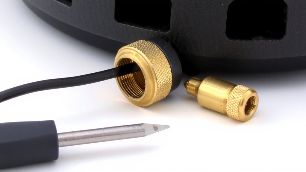 gold plated terminals enhance audio