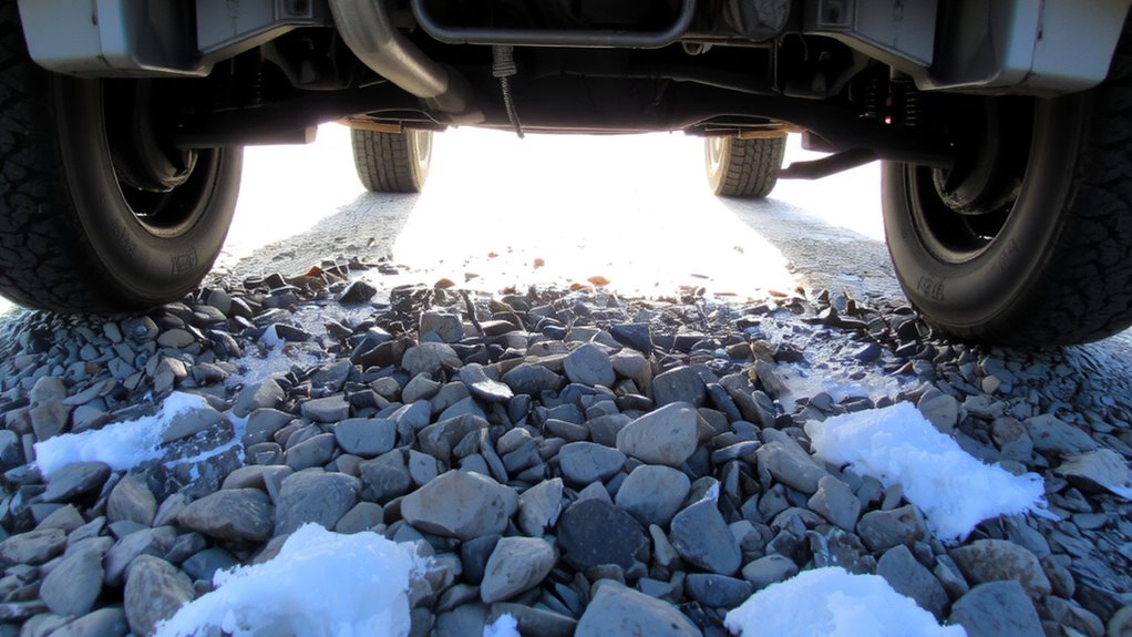 gravel prevents rust formation