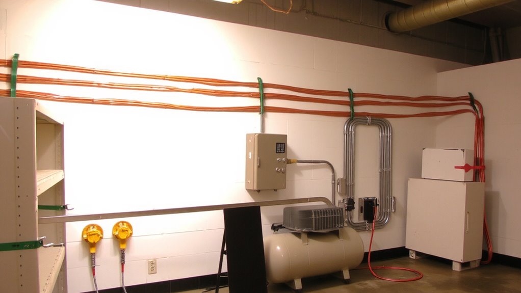 ground all conductive metal equipment