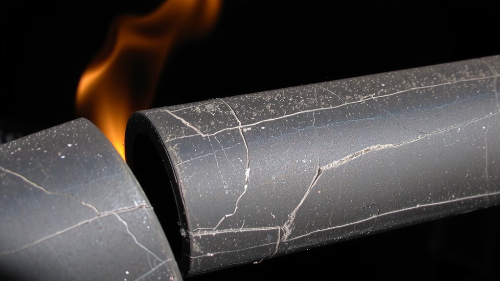 heat accelerates rubber degradation