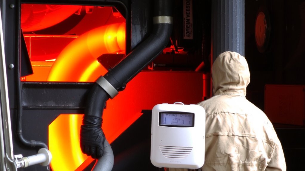 heat detectors for hot equipment