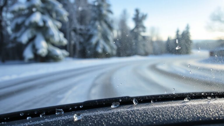 heated windshields prevent winter ice