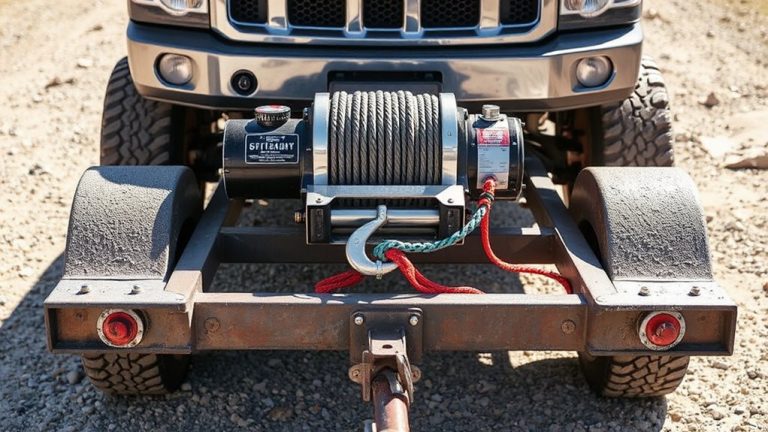 heavy duty car trailer winches