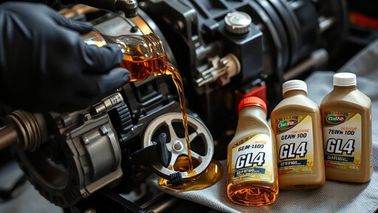 high performance gear oil selection