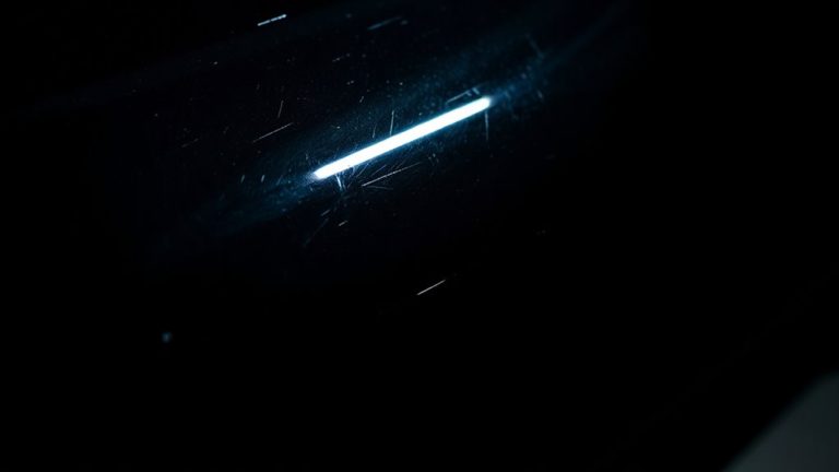 high power led illumination reveals micro marring