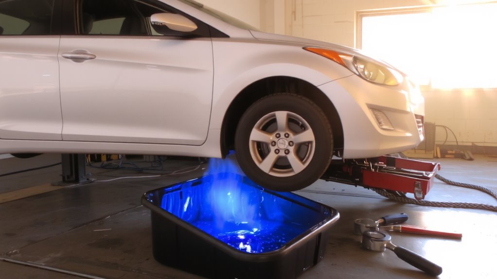 hybrid transmission fluid stress