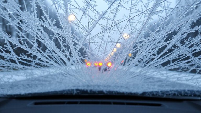 ice crystals defying defrosters