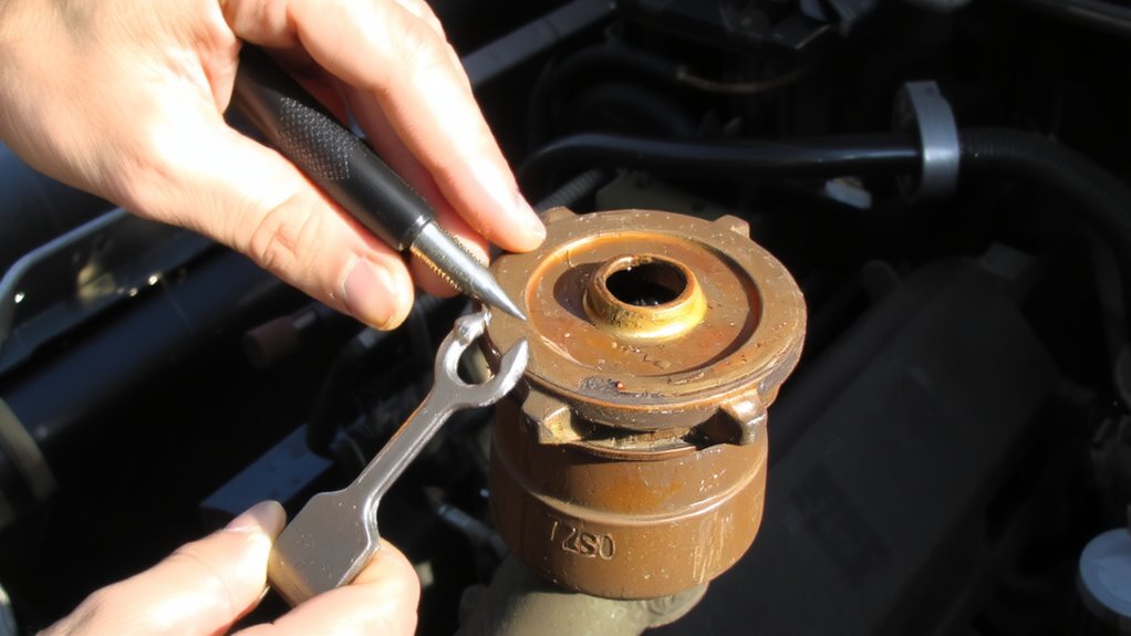 ignition module controls spark timing