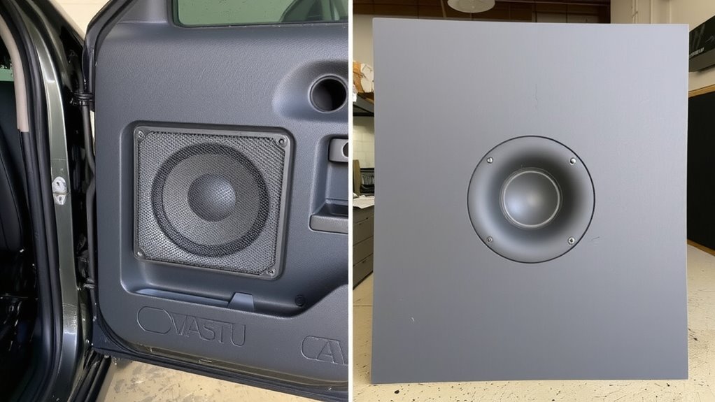 improved sound with composite baffles