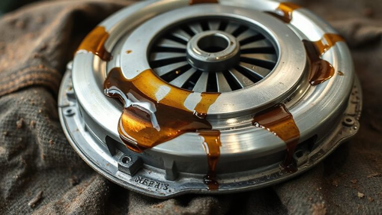 inspect clutch for oil