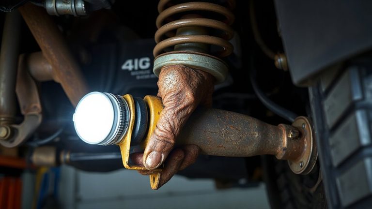 inspect control arm cracks